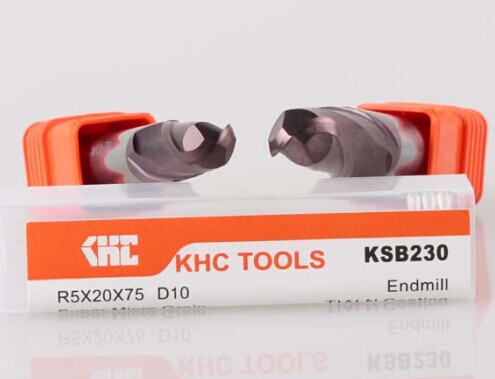 KHC2刃立铣刀在对容屑槽加工上有自己的优势