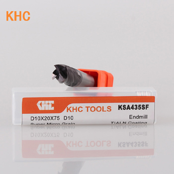 KHC有专门的铣304不锈钢铣刀,工件铣出来光洁度好