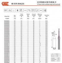 德国KHC长颈钨钢铣刀主要有哪些特