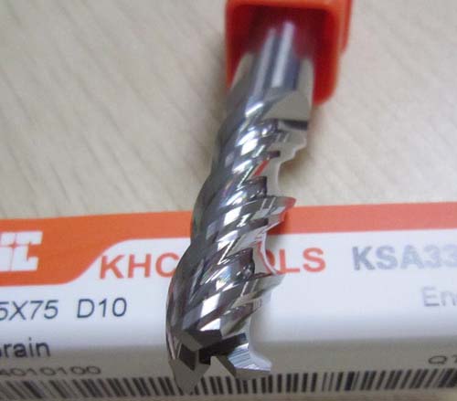 如何解决铝用钨钢铣刀精加工出现毛刺的问题【德国KHC品牌】