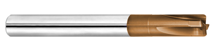 高硬度直刃型4刃钨钢圆鼻铣刀KSA415R 